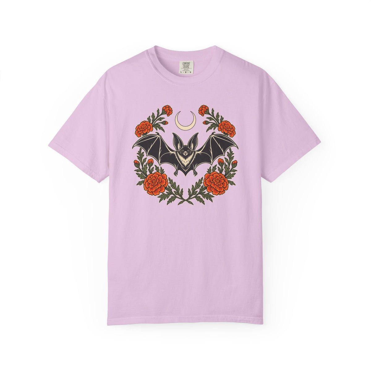 Botanical Bat T-Shirt – Orchid