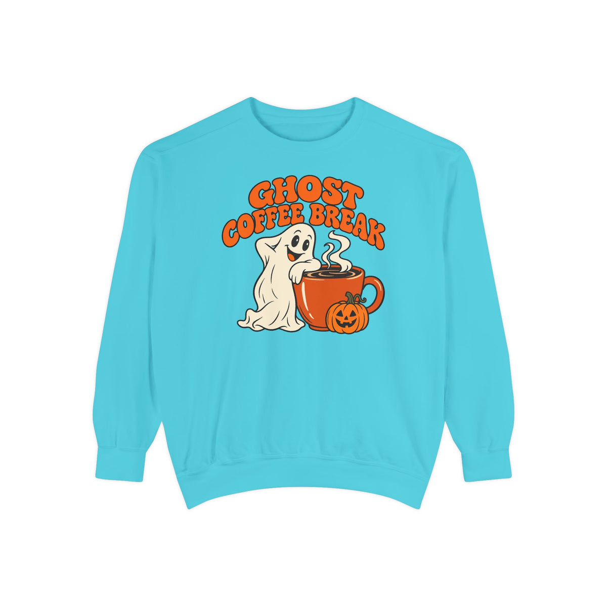 Ghost Coffee Break Sweatshirt – front view