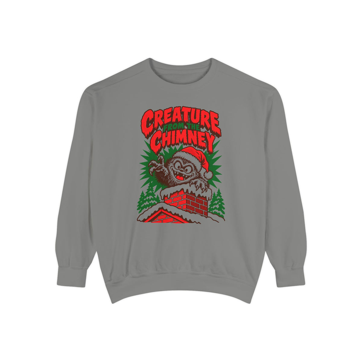 Creature from the Chimney Sweatshirt – Grey
