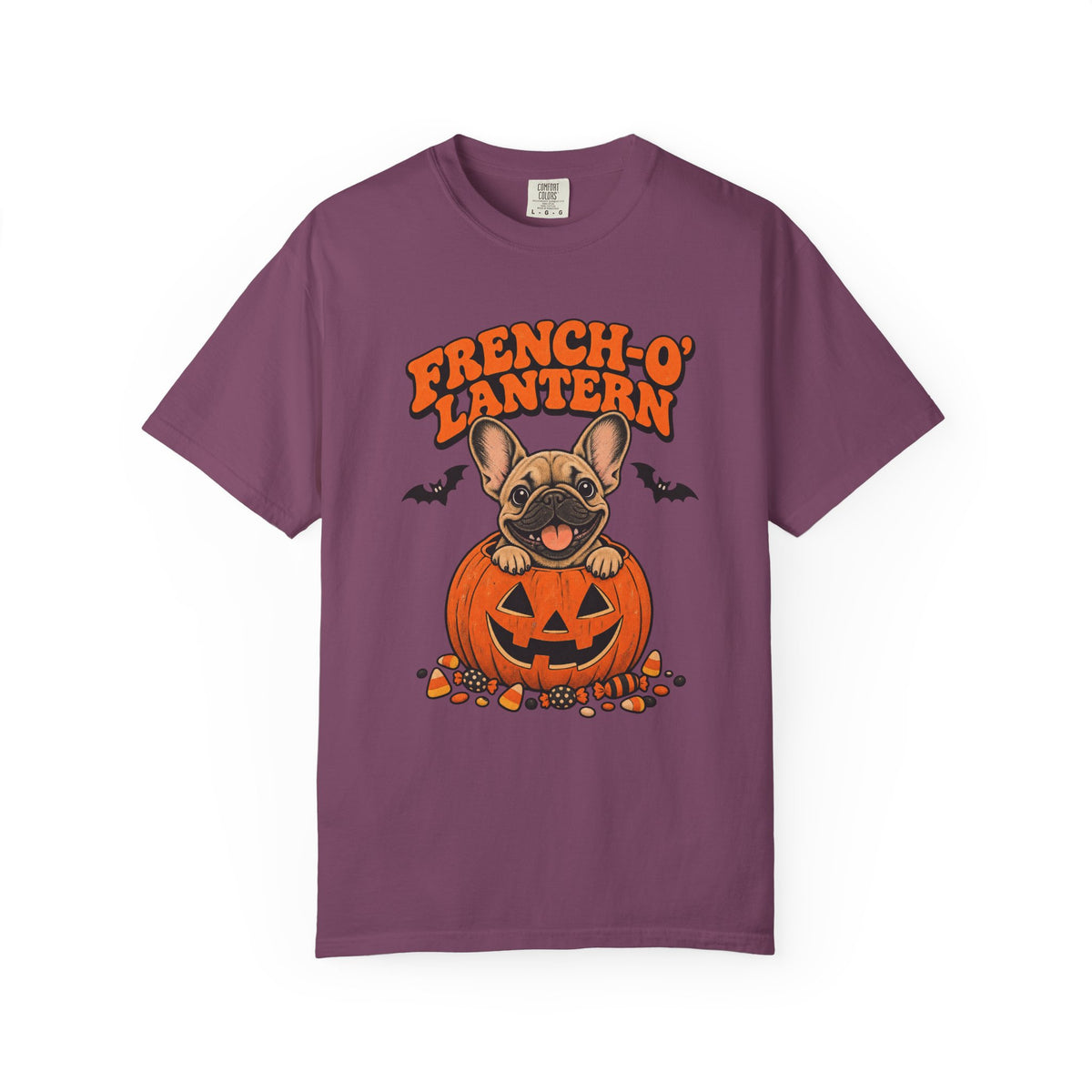 French O Lantern T-Shirt – Berry