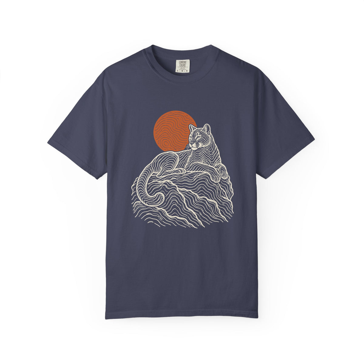 Topo Mountain Lion T-Shirt