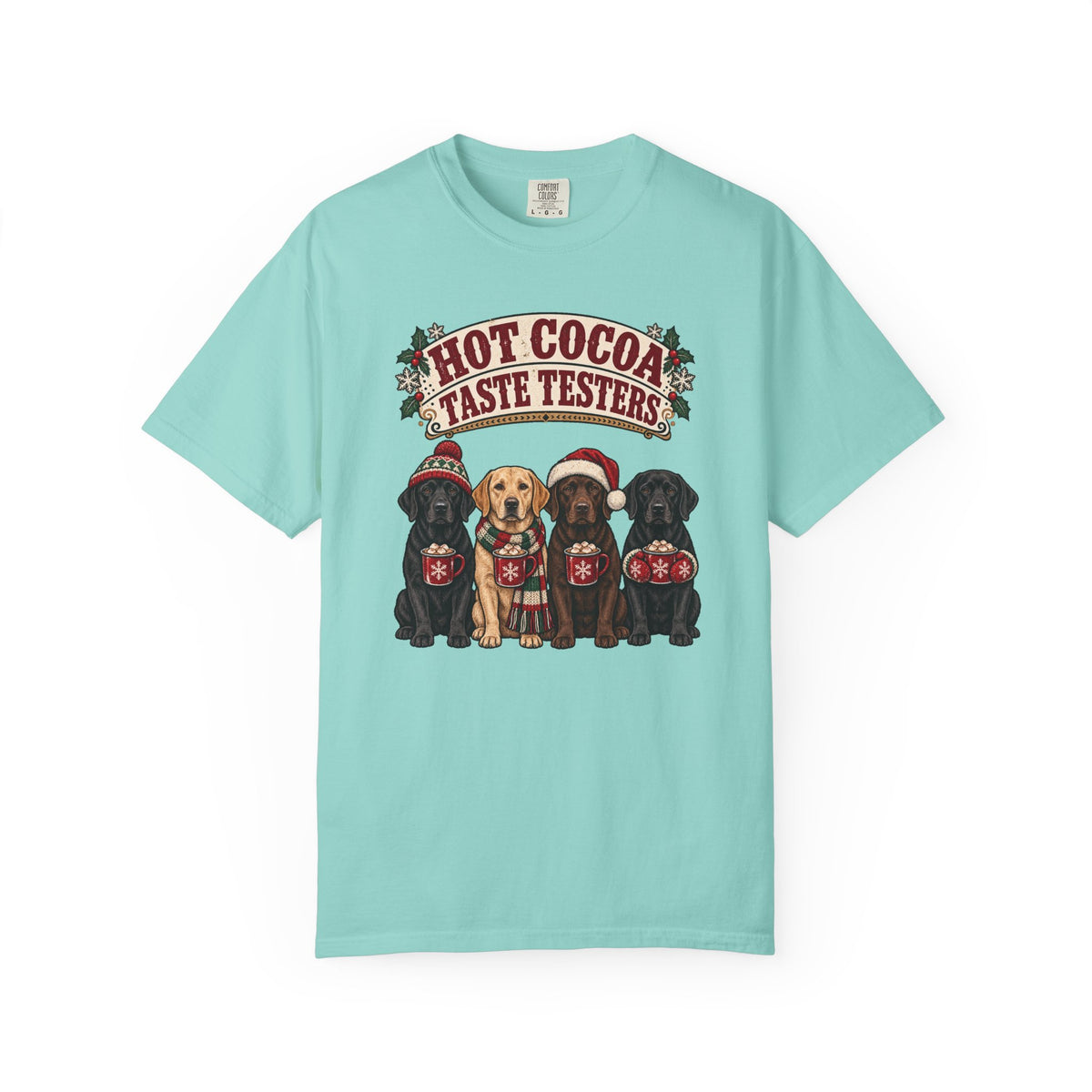 Hot Cocoa Taste Testers T-Shirt – Chalky Mint