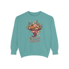 Witchy Little Wildflower Sweatshirt – Seafoam