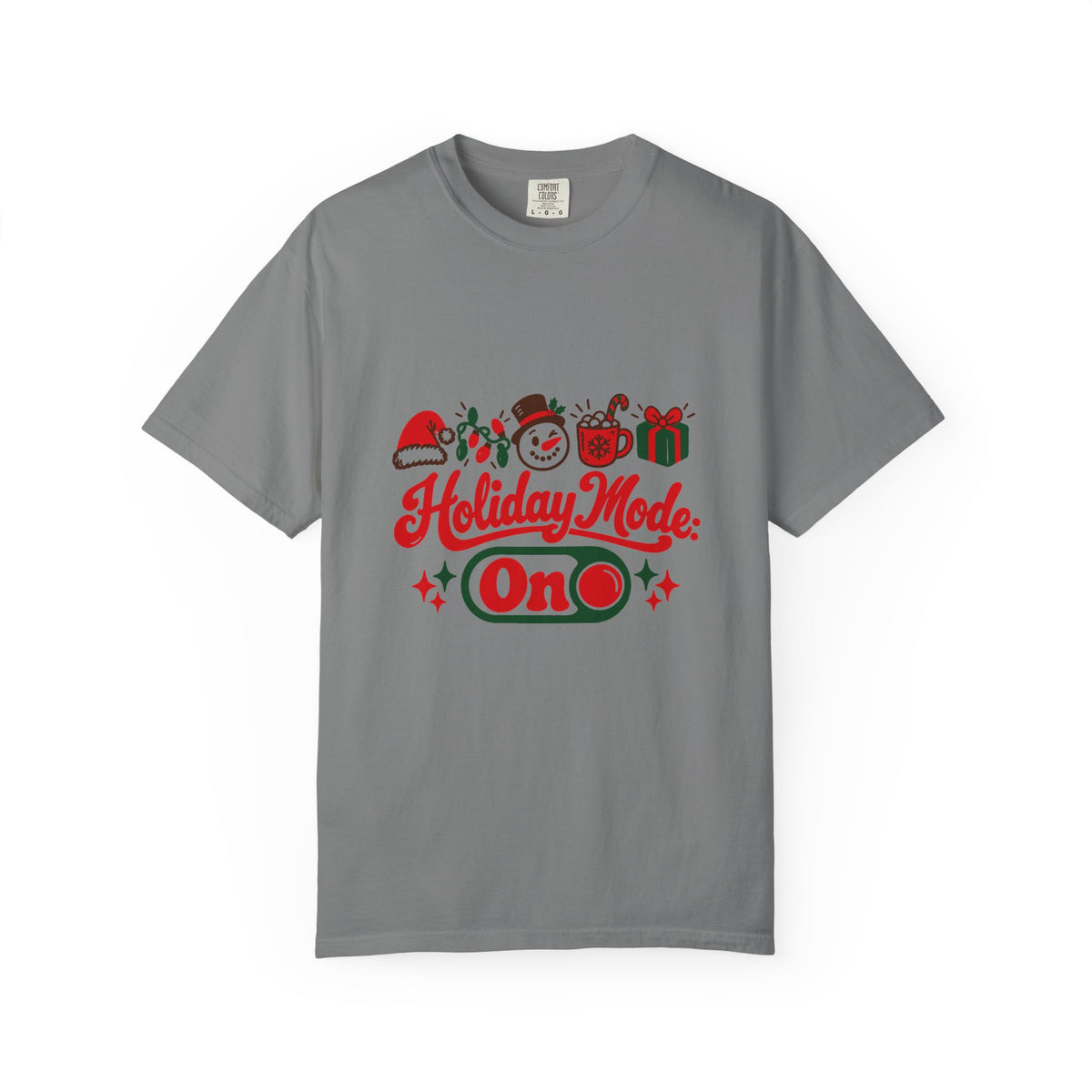 Holiday Mode: On T-Shirt – Grey