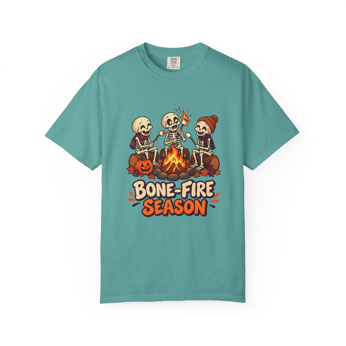 Bone-Fire Season T-Shirt – Seafoam