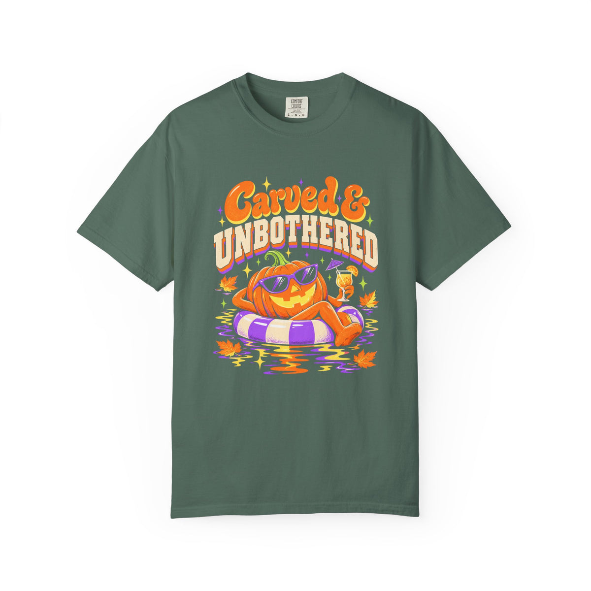 Carved & Unbothered T-Shirt – Blue Spruce