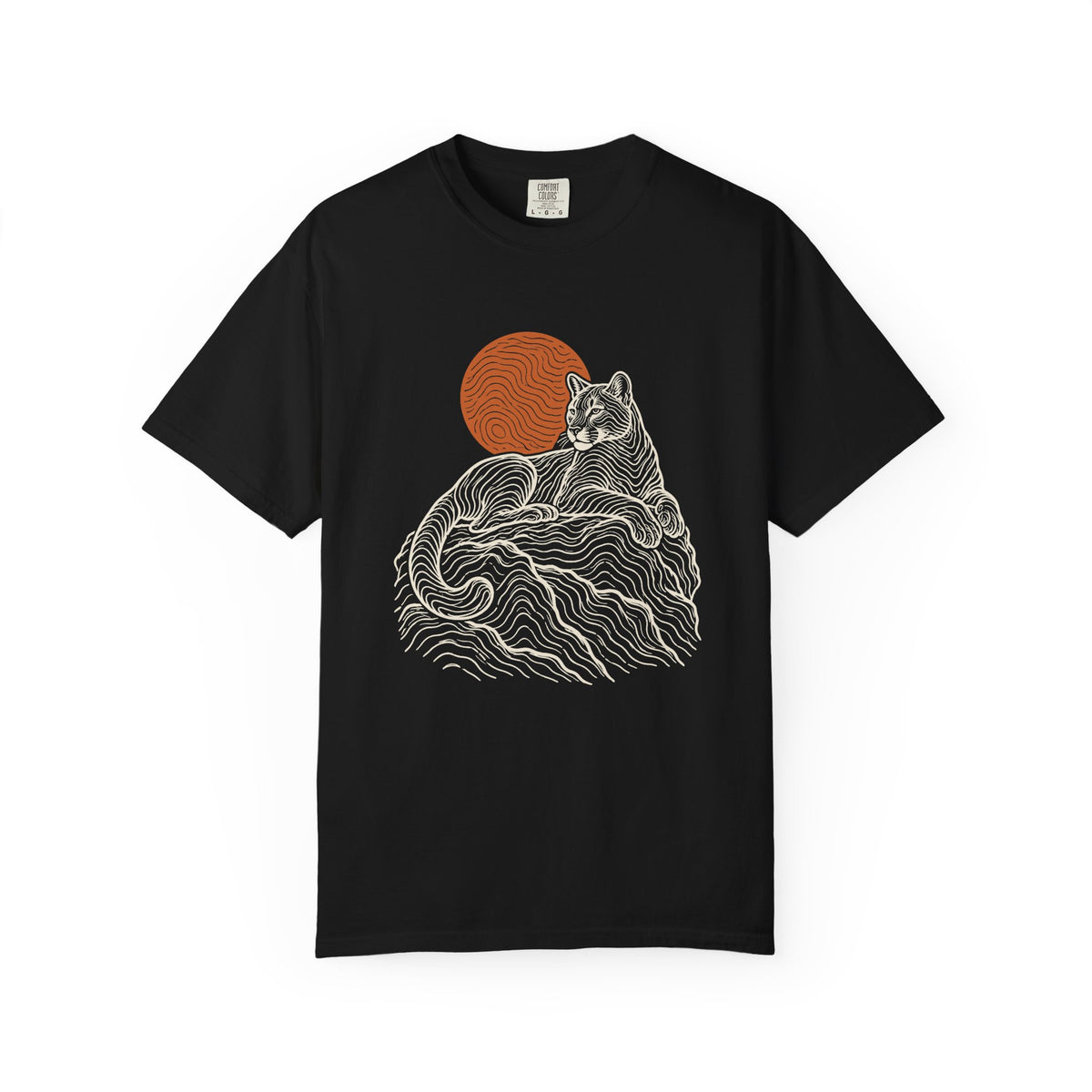 Topo Mountain Lion T-Shirt