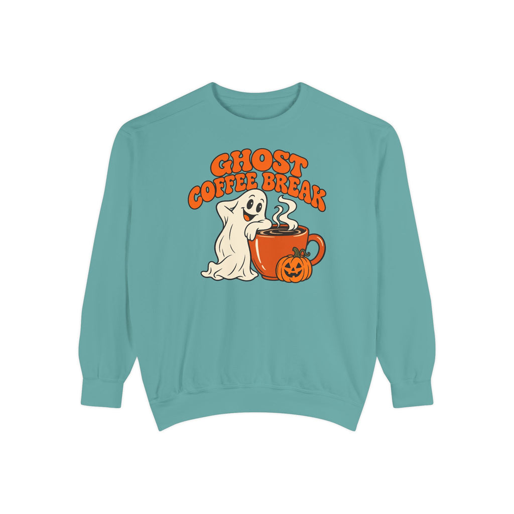 Ghost Coffee Break Sweatshirt – Seafoam