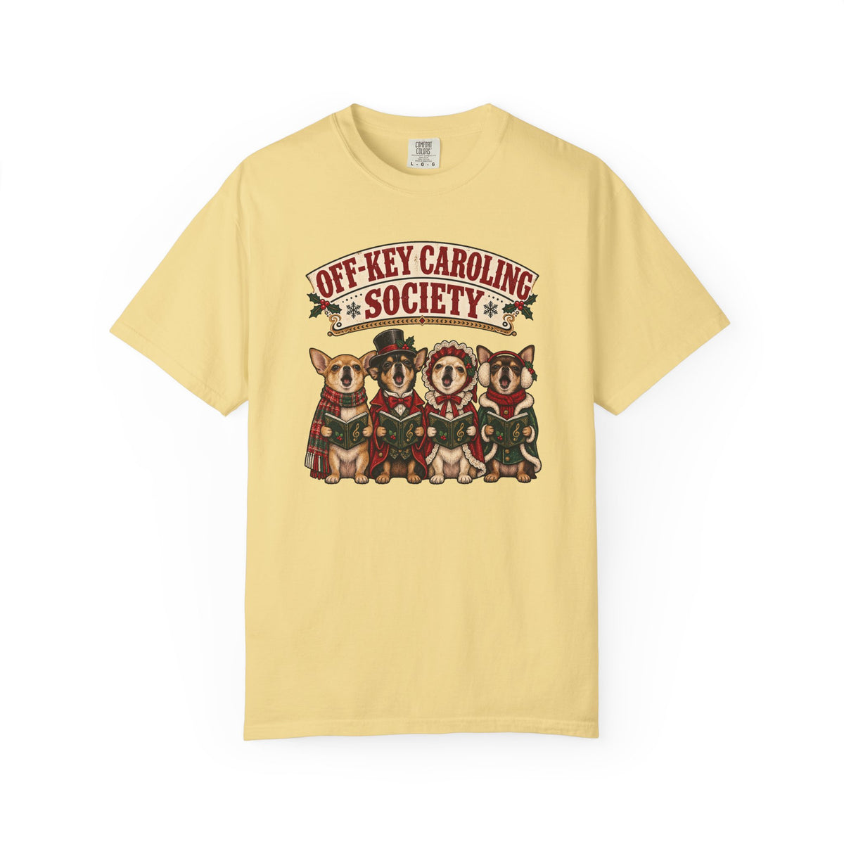 Off-Key Caroling Society T-Shirt – Butter