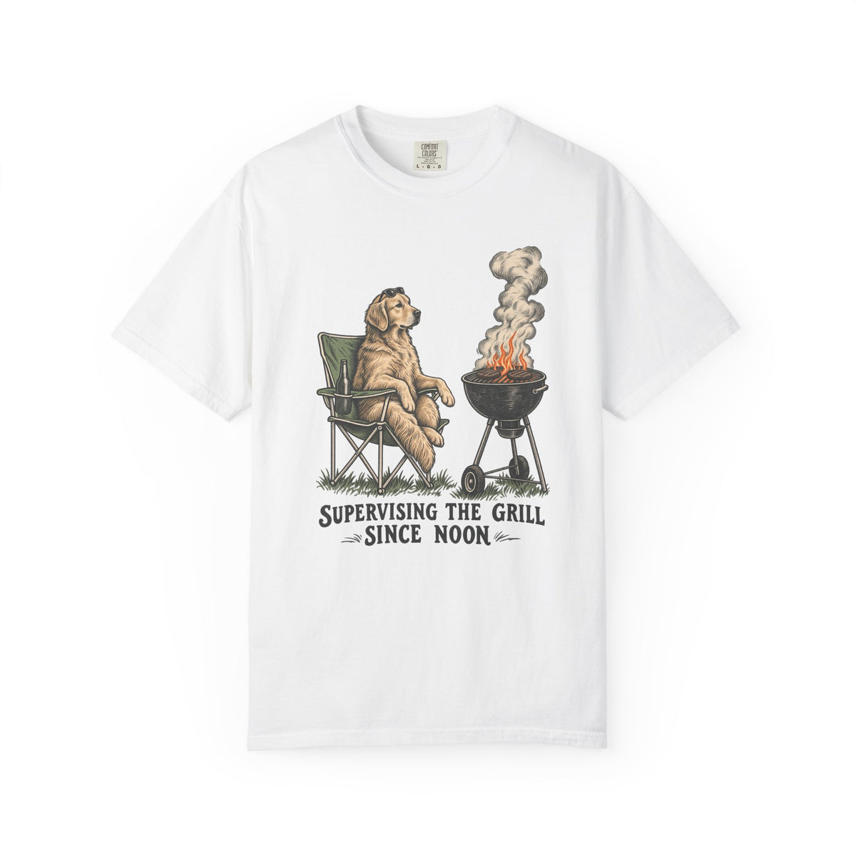 Supervising the Grill Since Noon T-Shirt – White