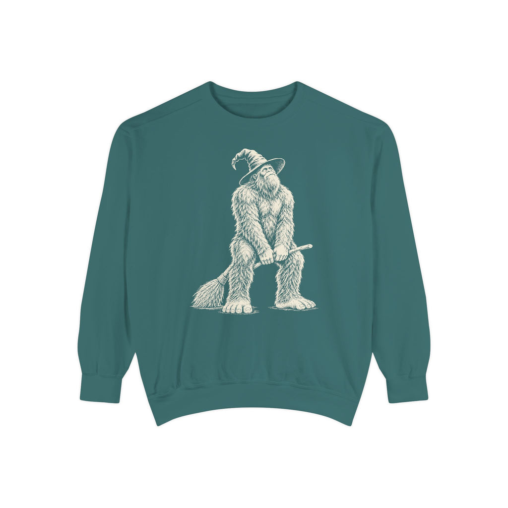 Bigfoot Witch Broom Sweatshirt