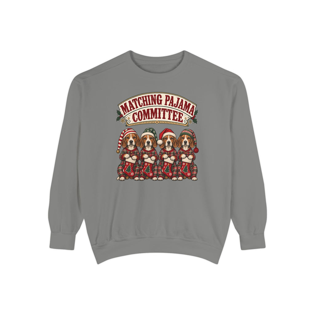 Matching Pajama Committee Sweatshirt – Grey