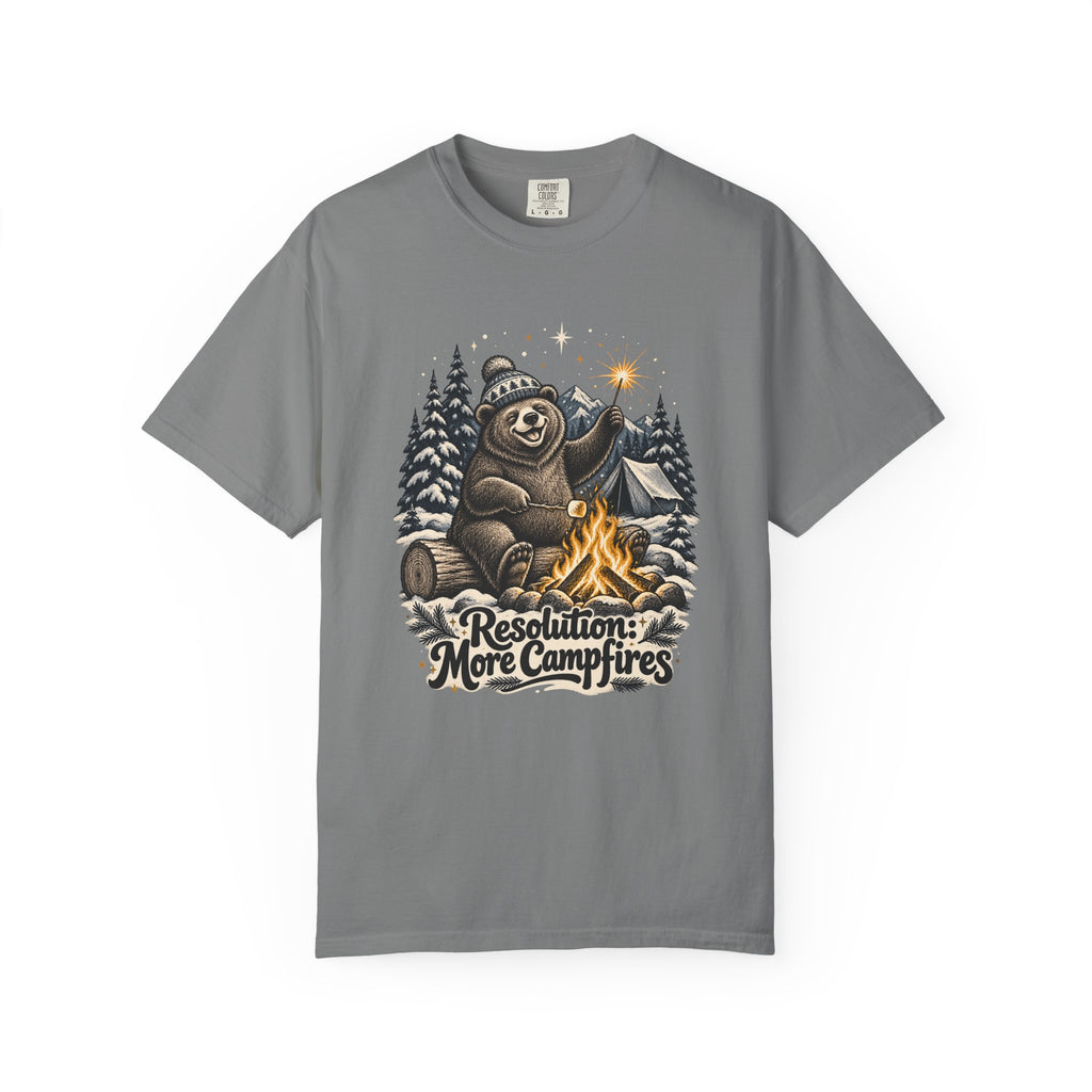 Resolution: More Campfires T-Shirt – Grey