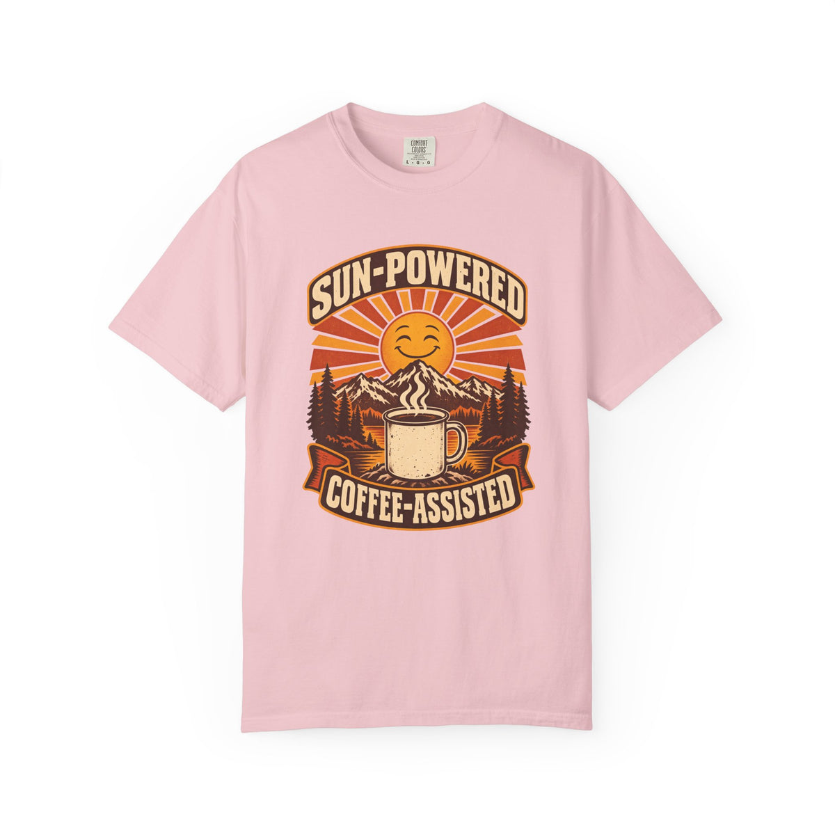 Sun-Powered, Coffee-Assisted T-Shirt – Blossom