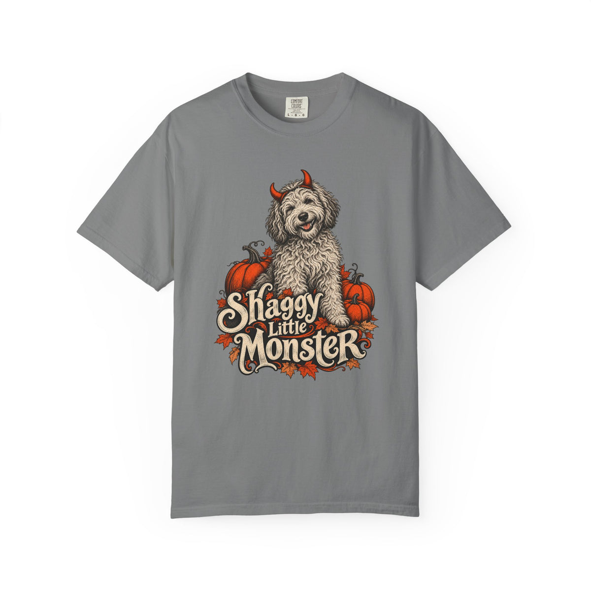 Shaggy Little Monster T-Shirt – Grey