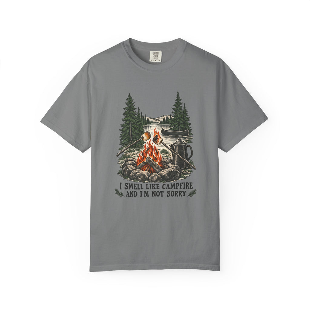 I Smell Like Campfire and I'm Not Sorry T-Shirt – Grey