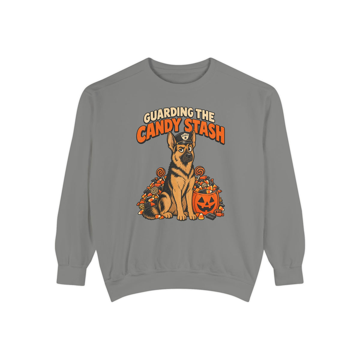 Guarding the Candy Stash Sweatshirt – Grey