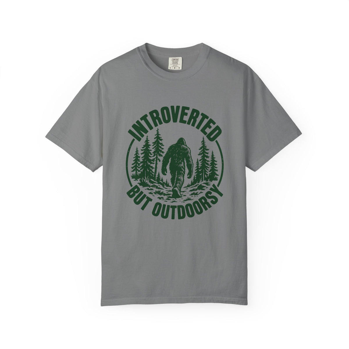 Introverted but Outdoorsy T-Shirt – Grey