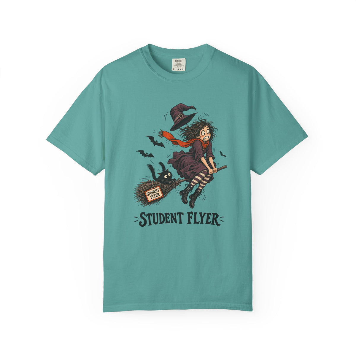 Student Flyer T-Shirt – Seafoam