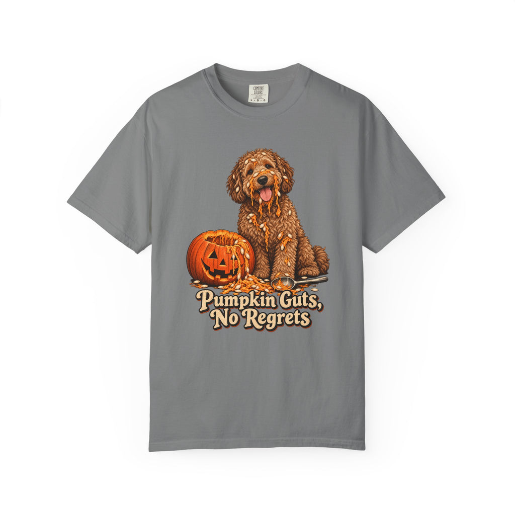 Pumpkin Guts, No Regrets T-Shirt – Grey