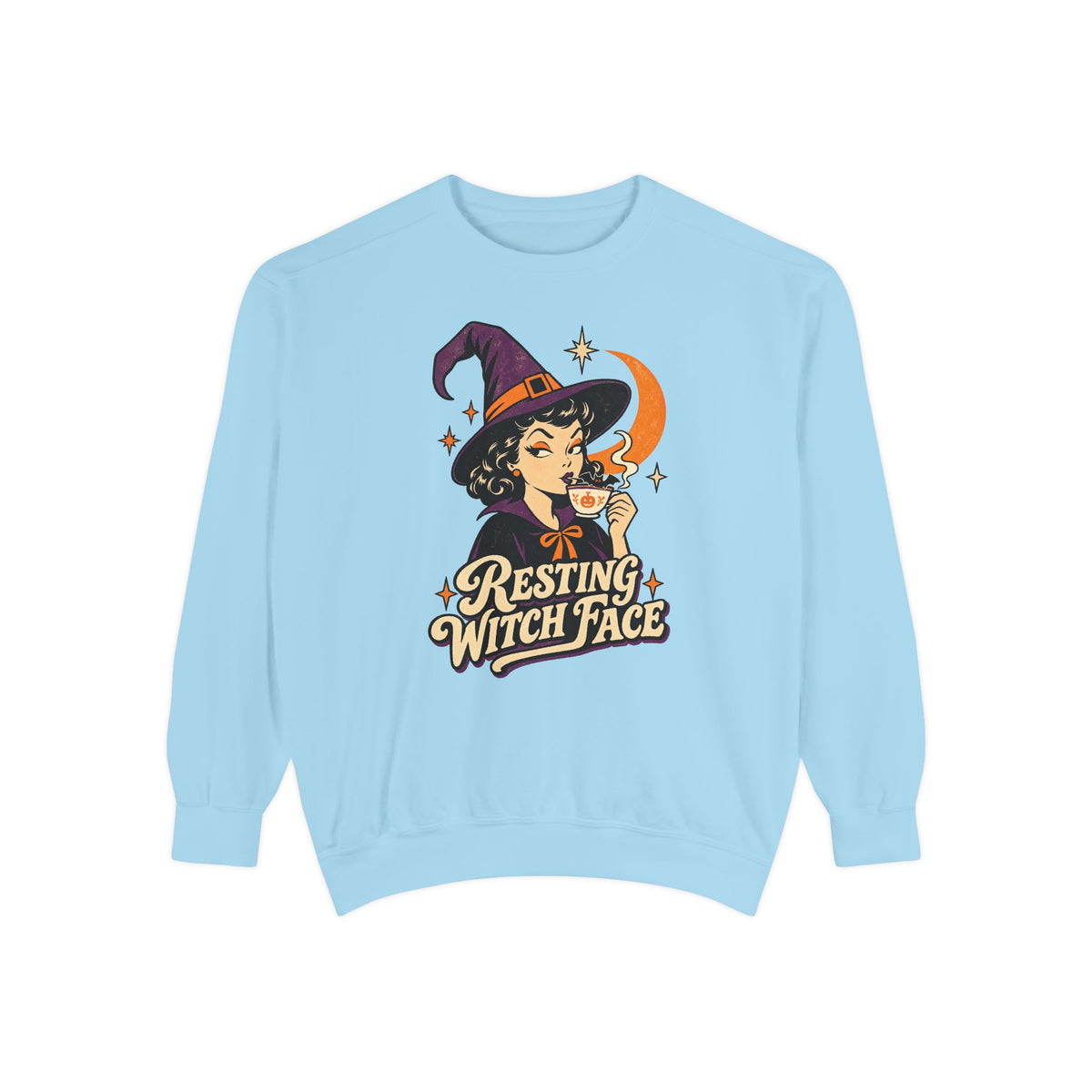 Resting Witch Face Sweatshirt – Chambray
