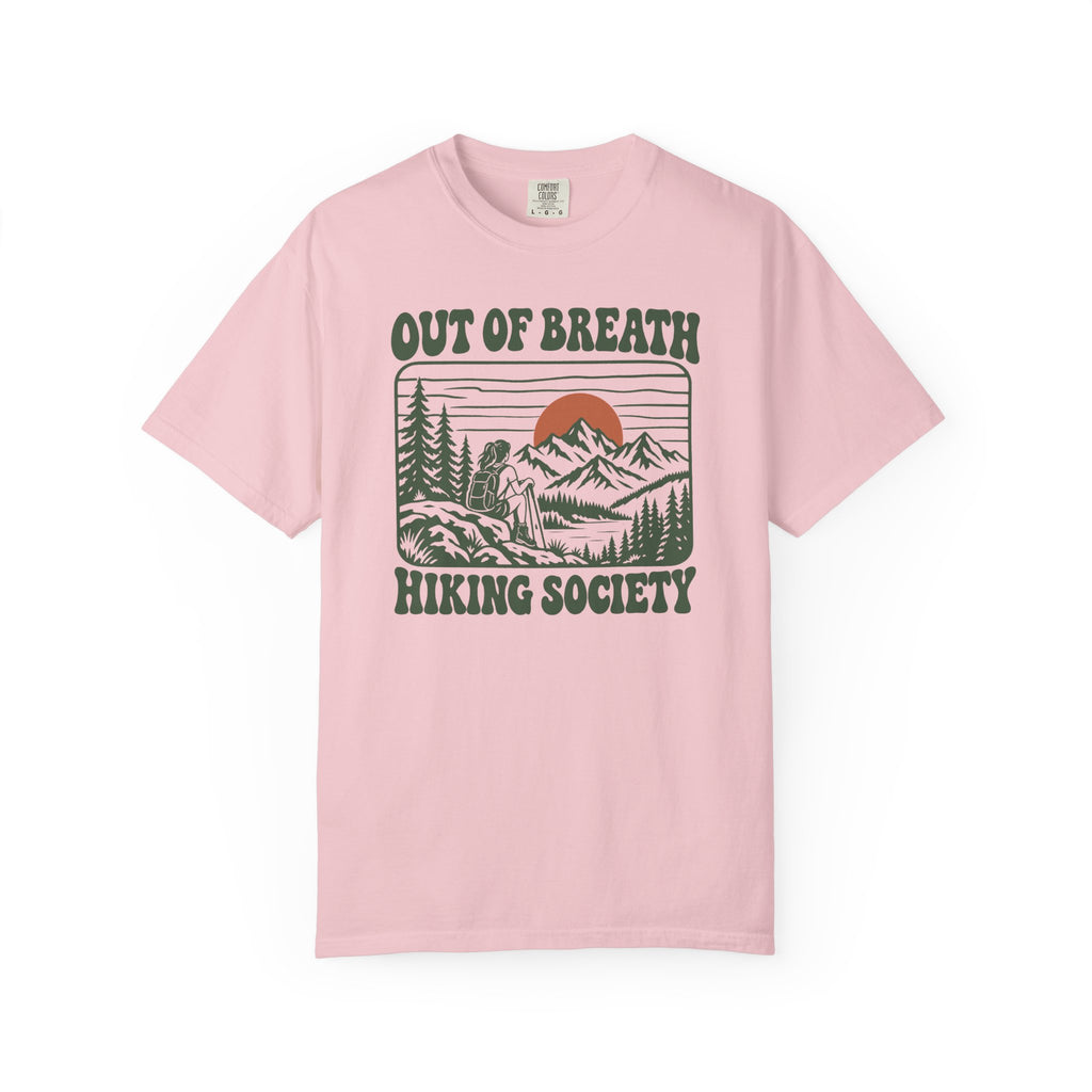 Out of Breath Hiking Society Sunset T-Shirt