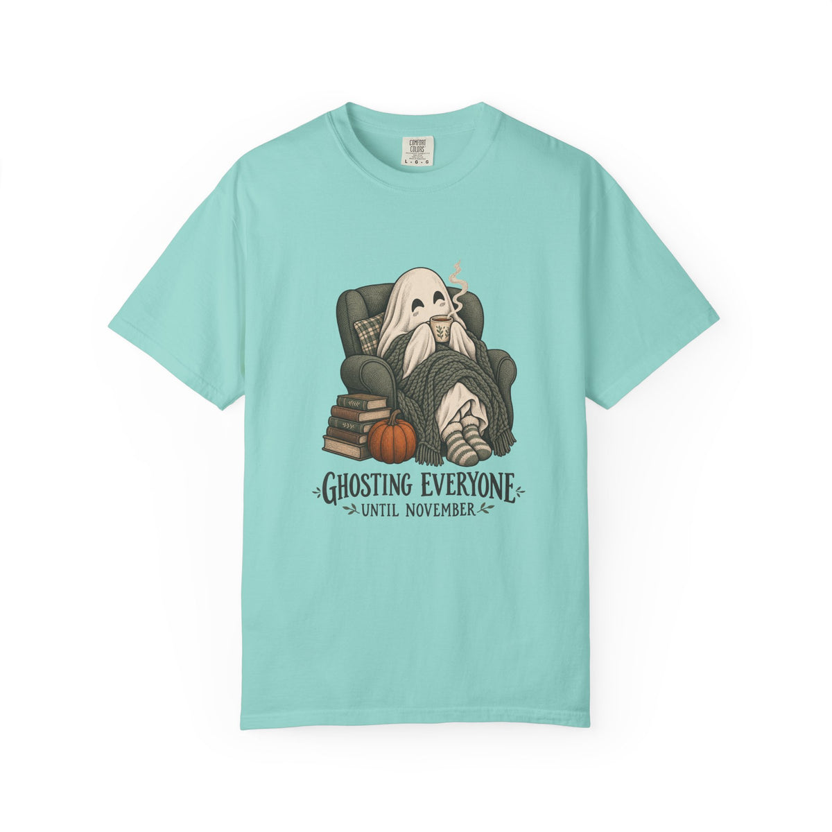 Ghosting Everyone Until November T-Shirt – Chalky Mint