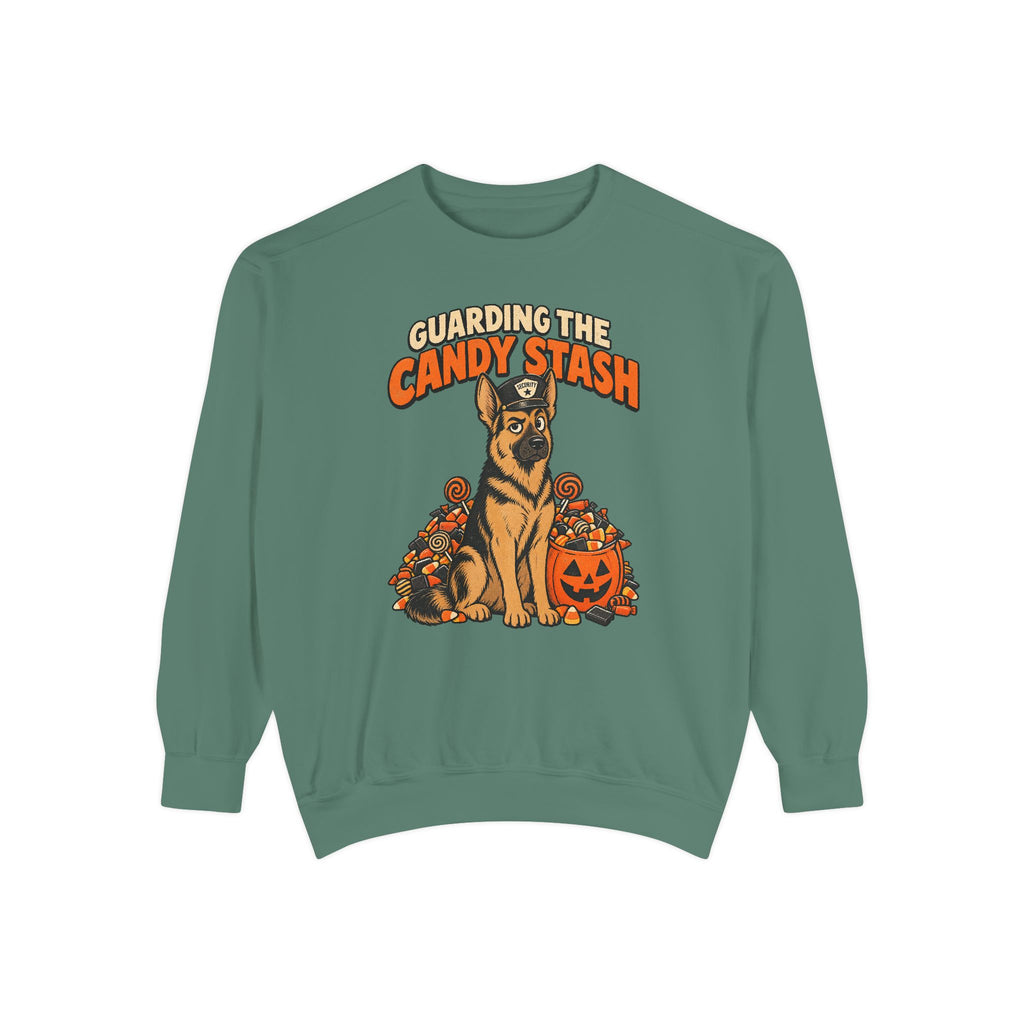 Guarding the Candy Stash Sweatshirt – Light Green