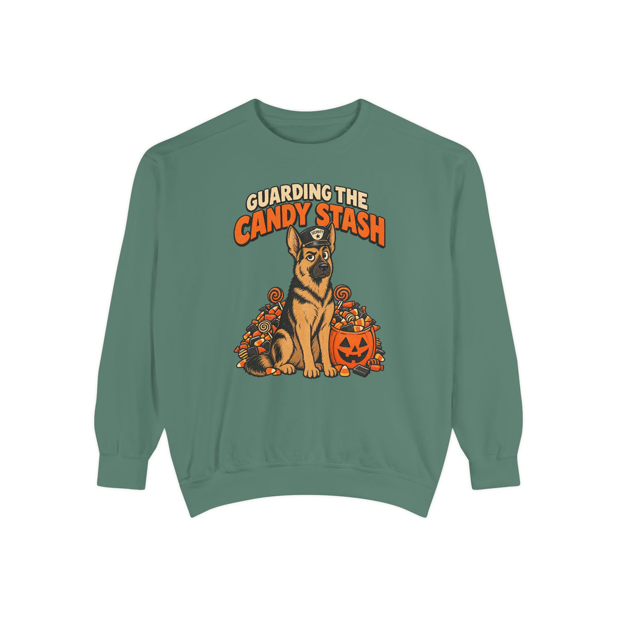 Guarding the Candy Stash Sweatshirt – Light Green