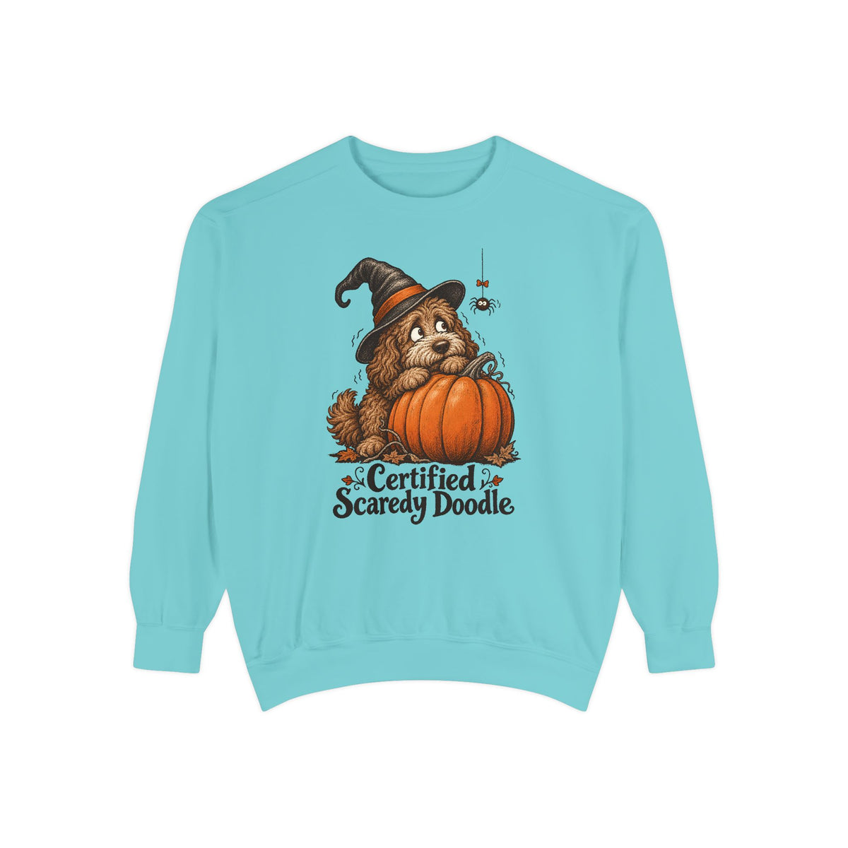 Certified Scaredy Doodle Sweatshirt – Chalky Mint