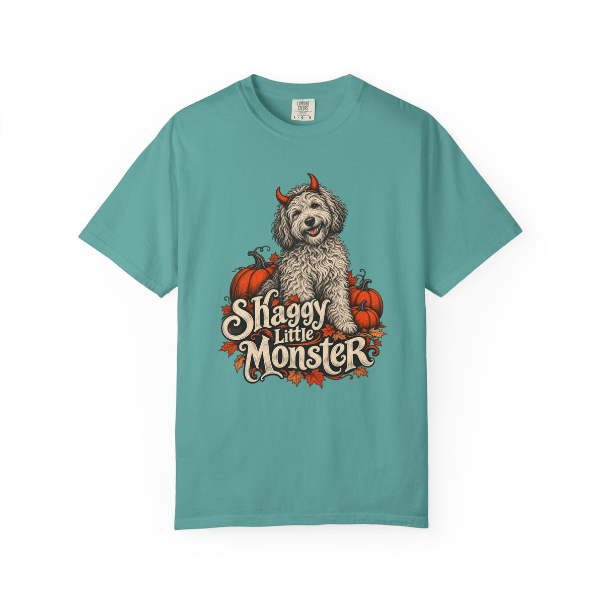 Shaggy Little Monster T-Shirt – Seafoam