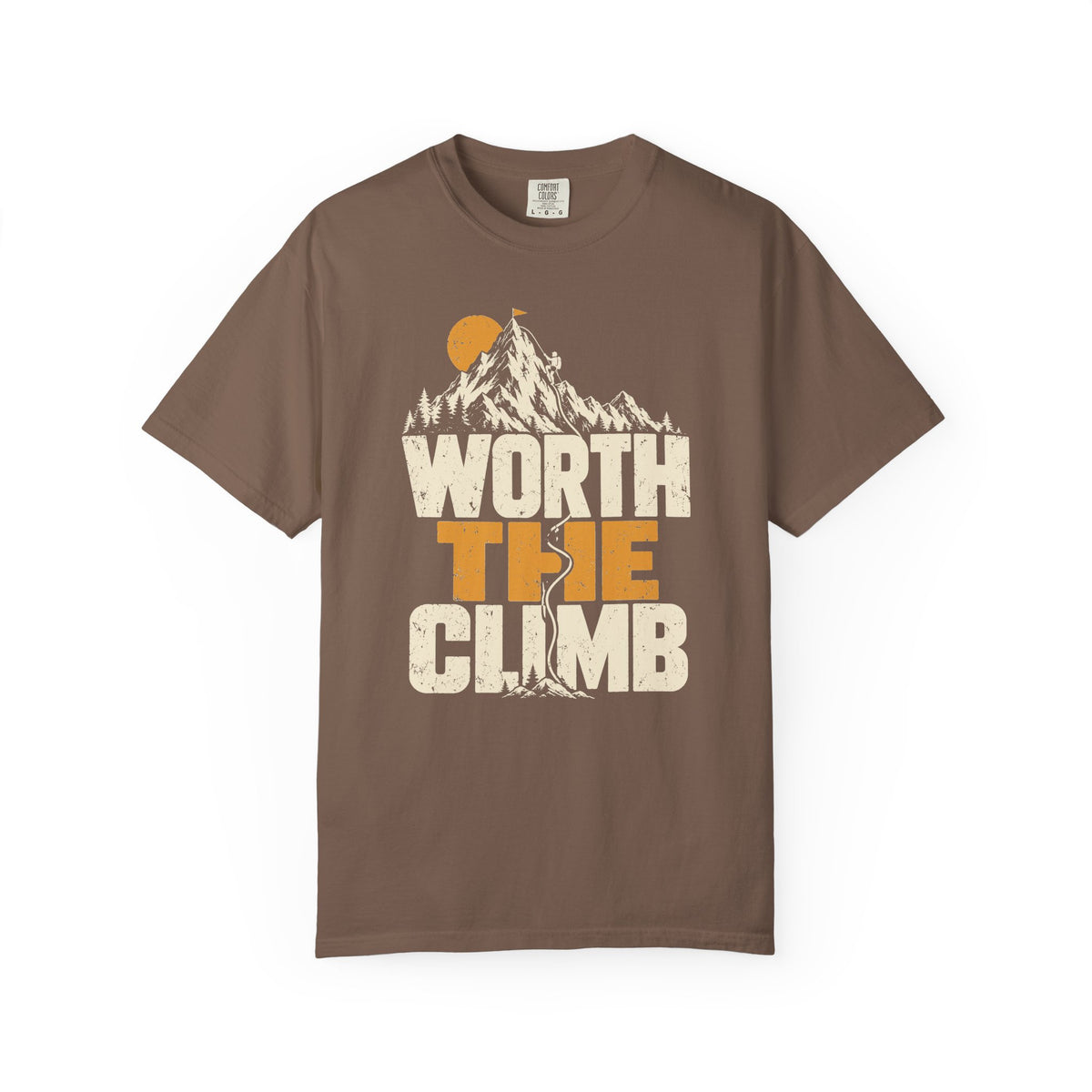 Worth the Climb Summit Flag T-Shirt