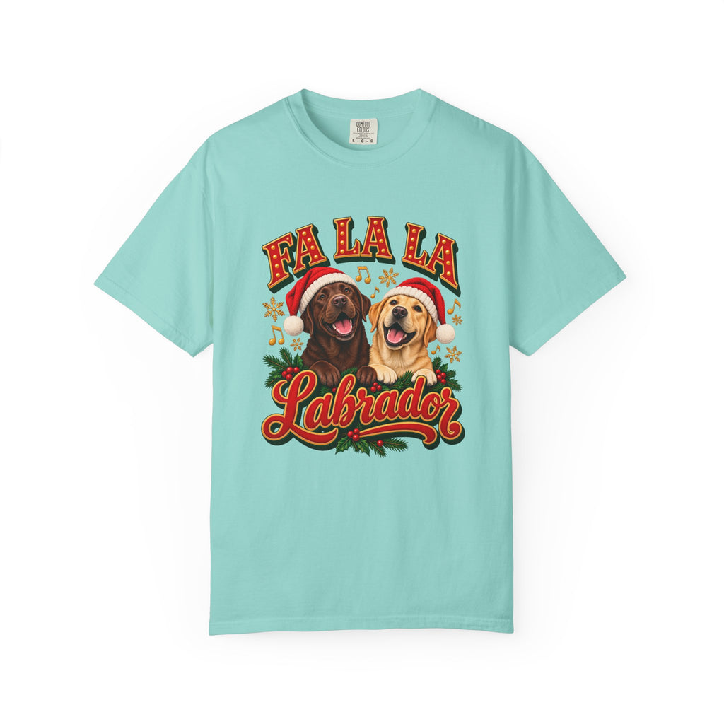 Fa La La Labrador T-Shirt – Chalky Mint