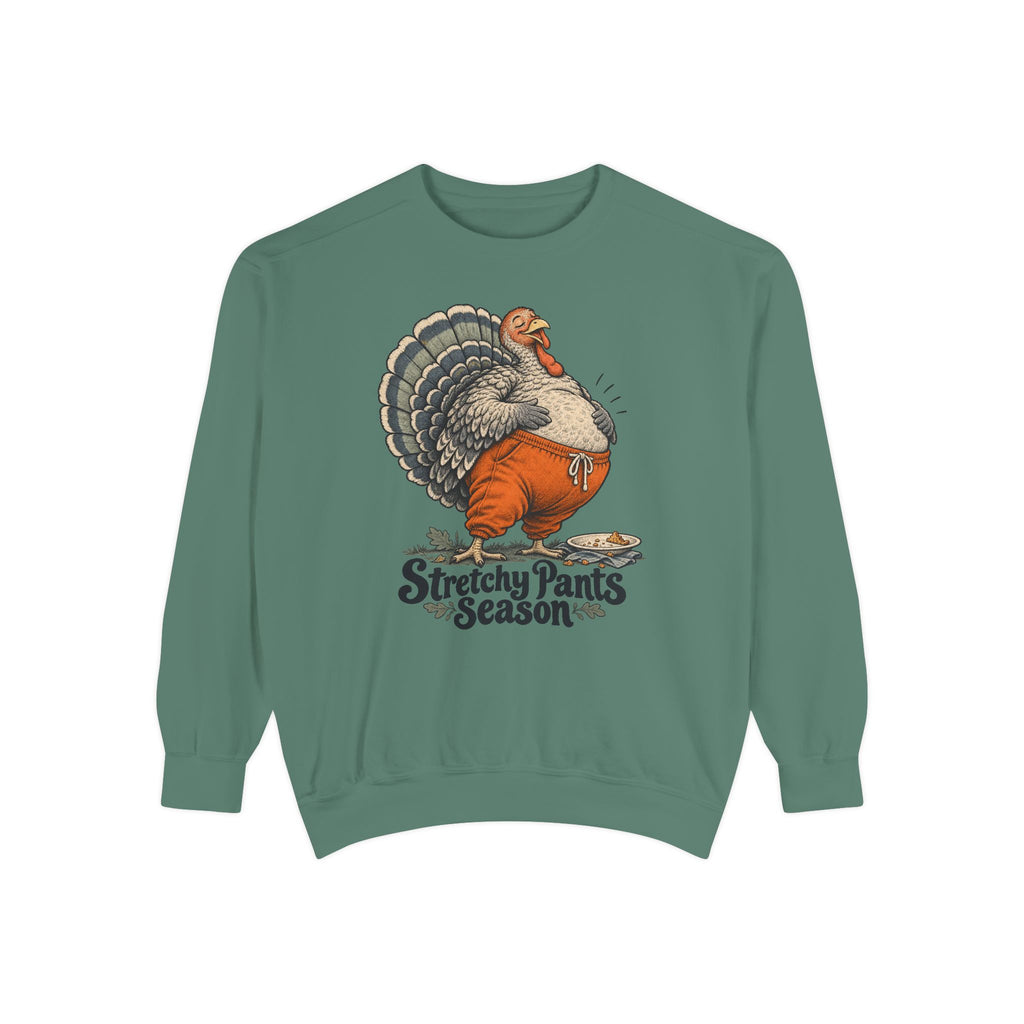 Stretchy Pants Season Sweatshirt – Light Green