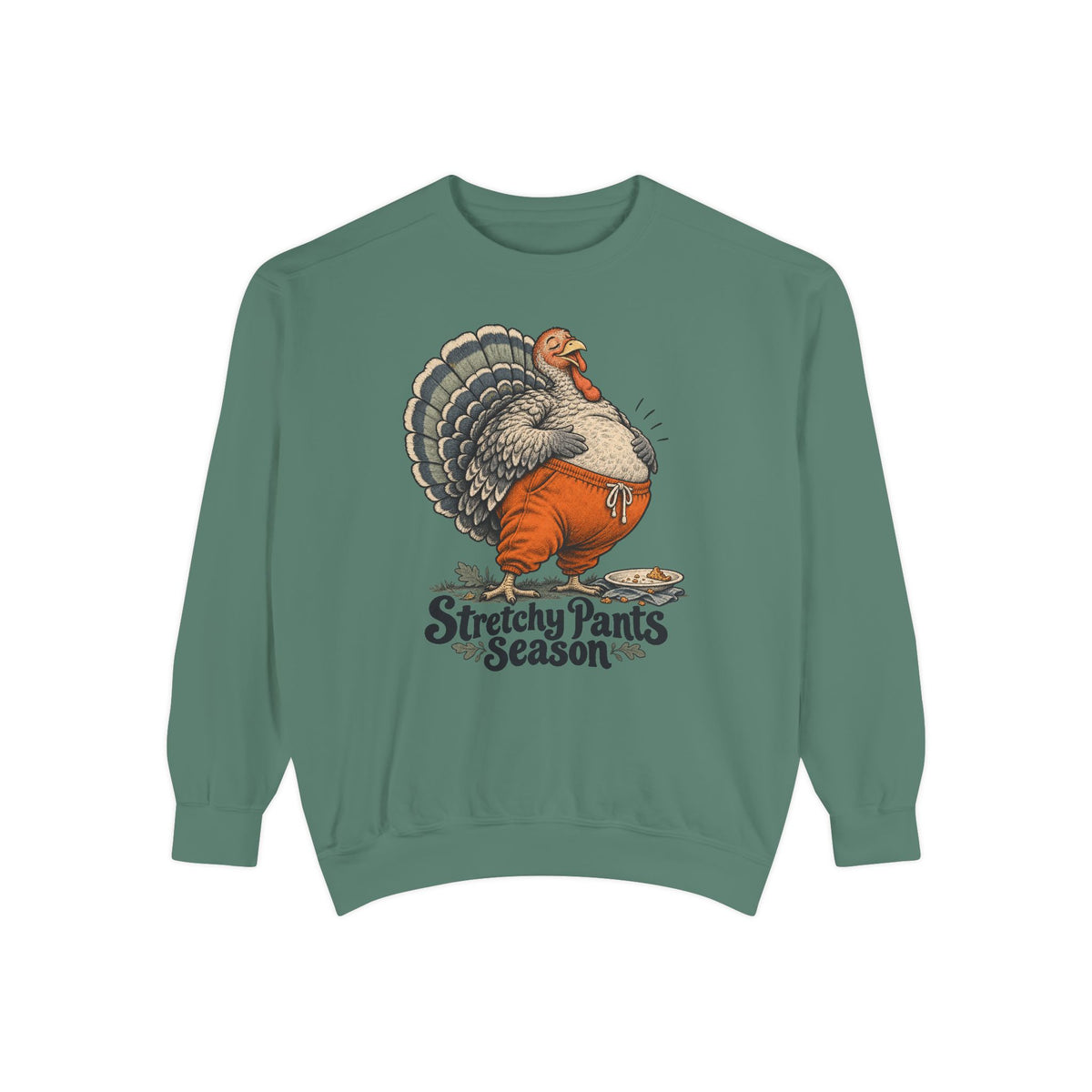 Stretchy Pants Season Sweatshirt – Light Green