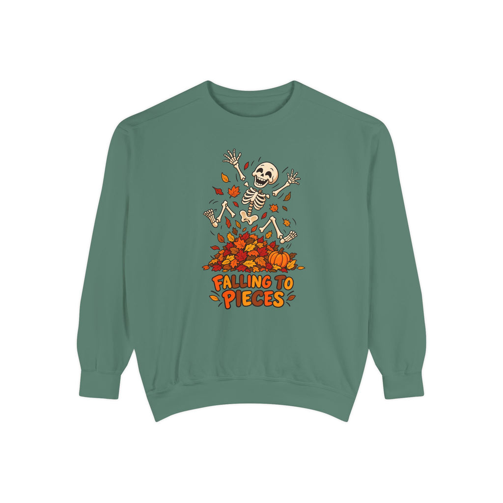 Falling to Pieces Sweatshirt – Light Green