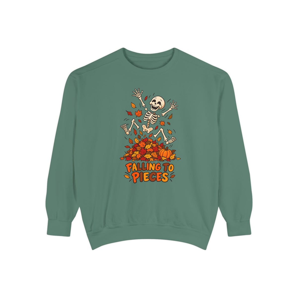 Falling to Pieces Sweatshirt – Light Green
