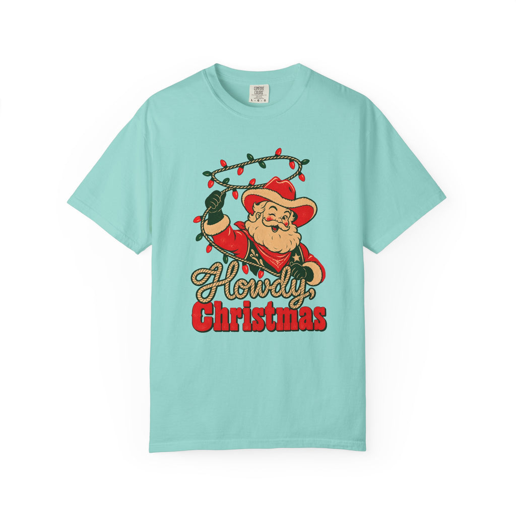 Howdy, Christmas T-Shirt – Chalky Mint