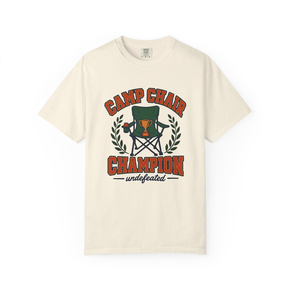 Camp Chair Champion T-Shirt – Ivory