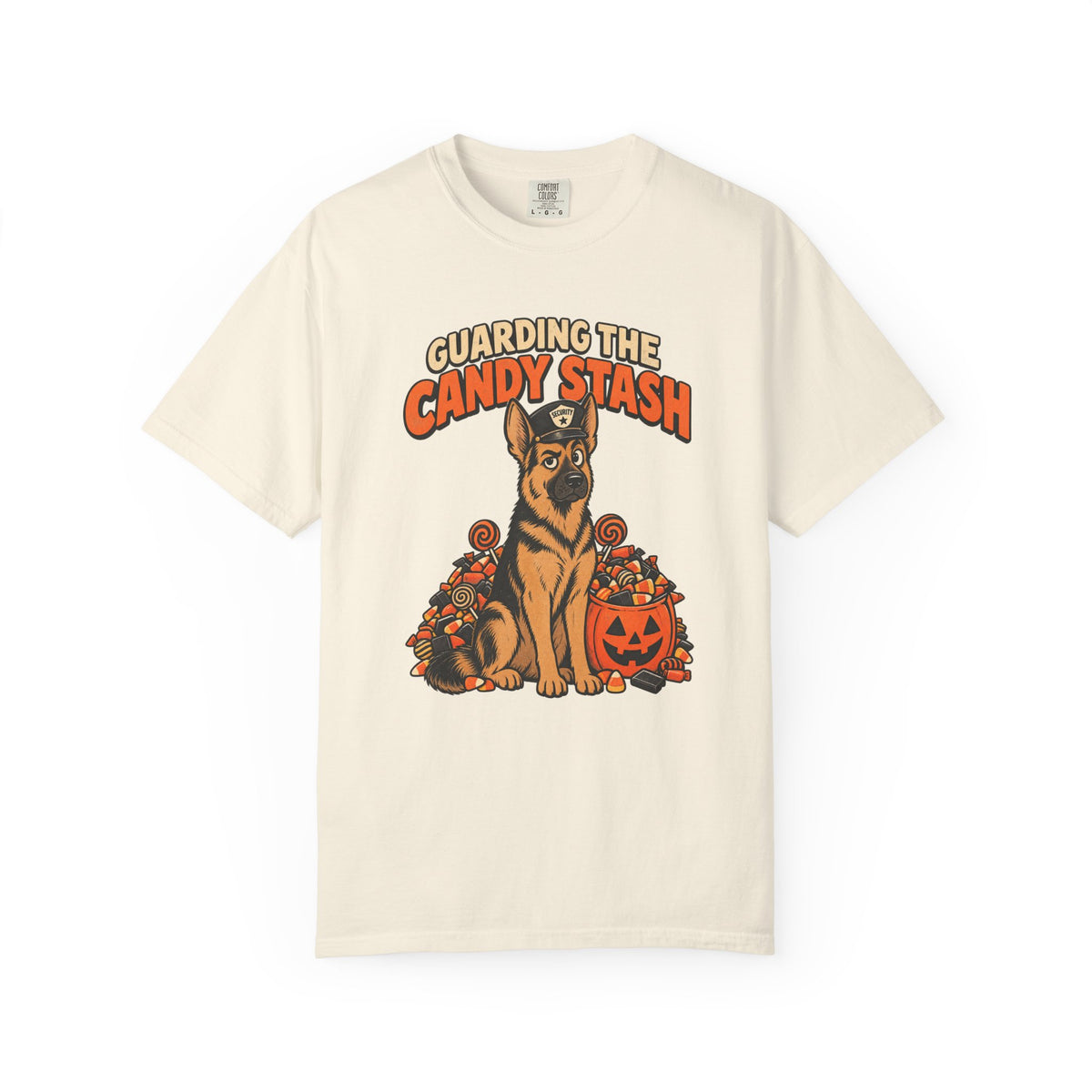 Guarding the Candy Stash T-Shirt – Ivory