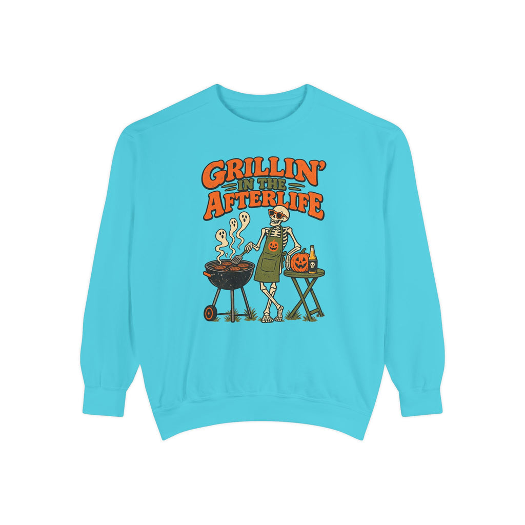 Grillin' in the Afterlife Sweatshirt – front view