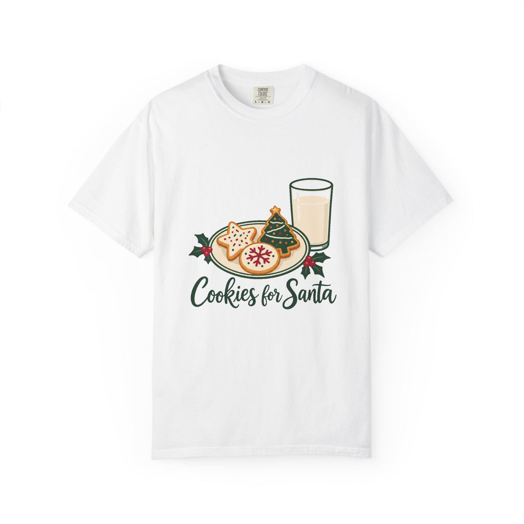 Cookies for Santa T-Shirt – White