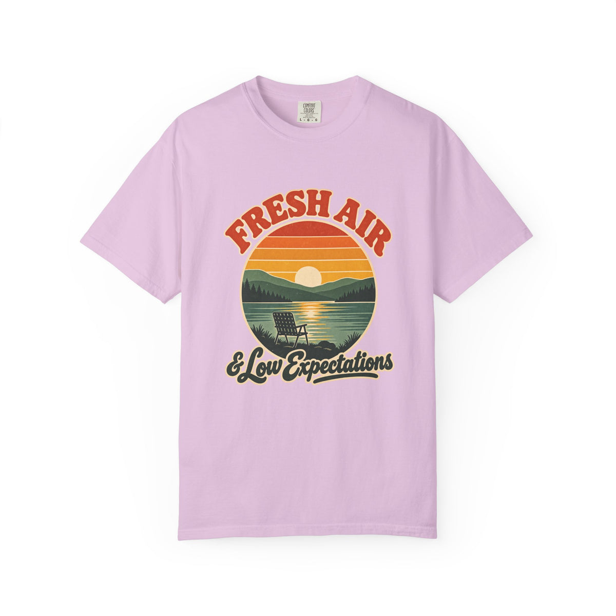 Fresh Air & Low Expectations T-Shirt – Orchid