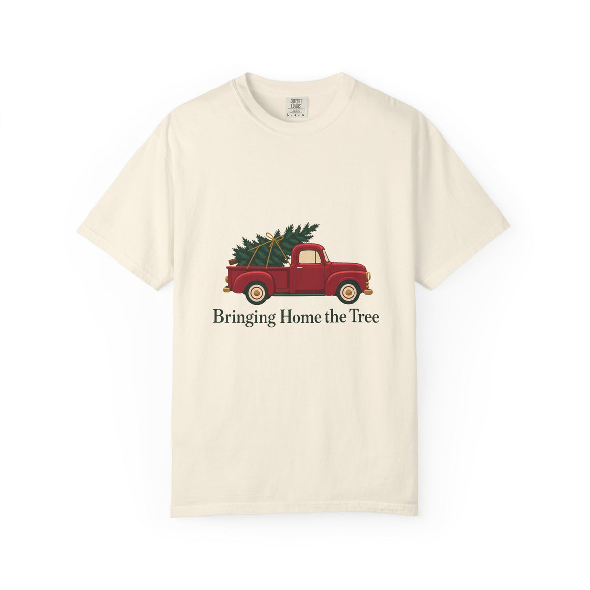 Bringing Home the Tree T-Shirt – Ivory