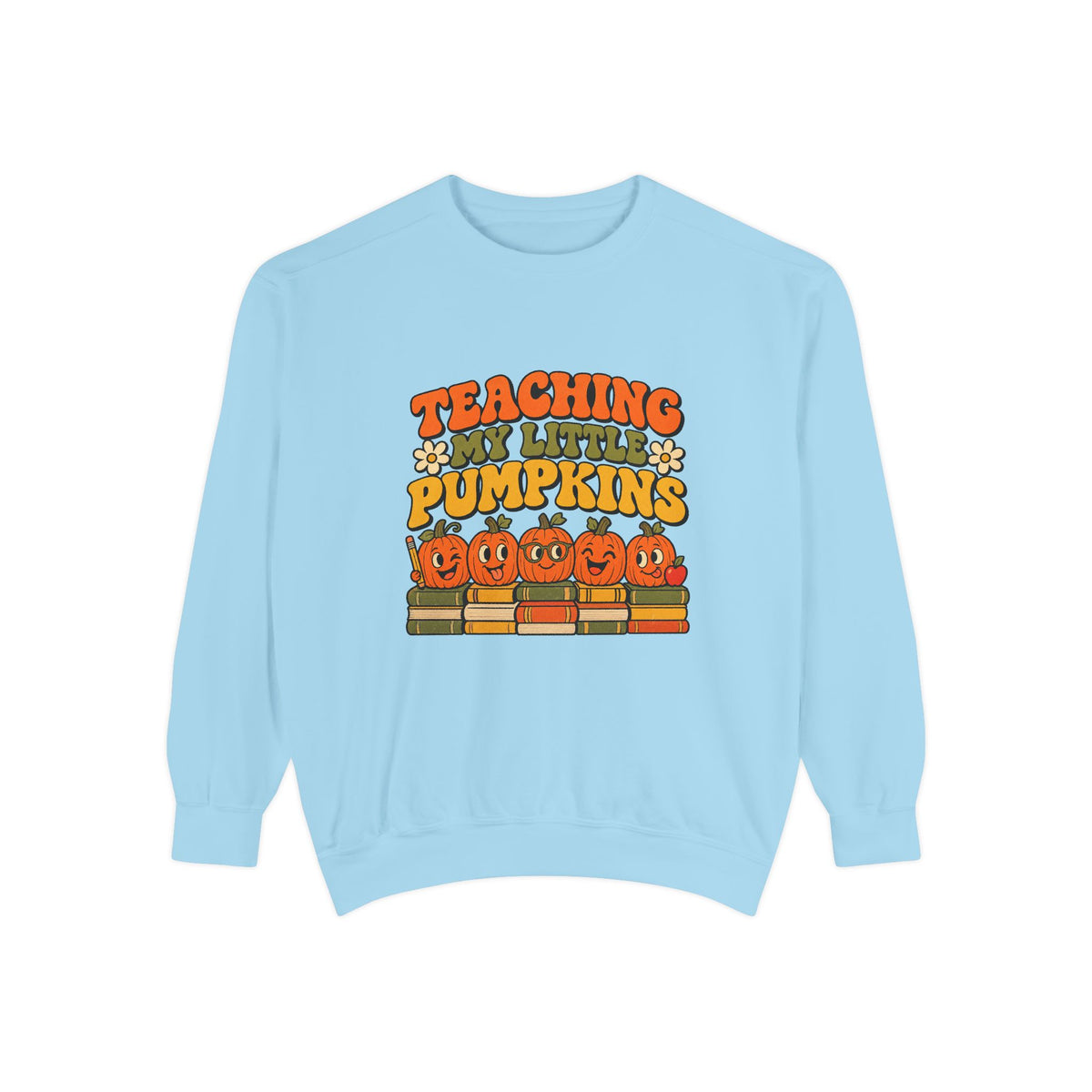 Teaching My Little Pumpkins Sweatshirt – Chambray