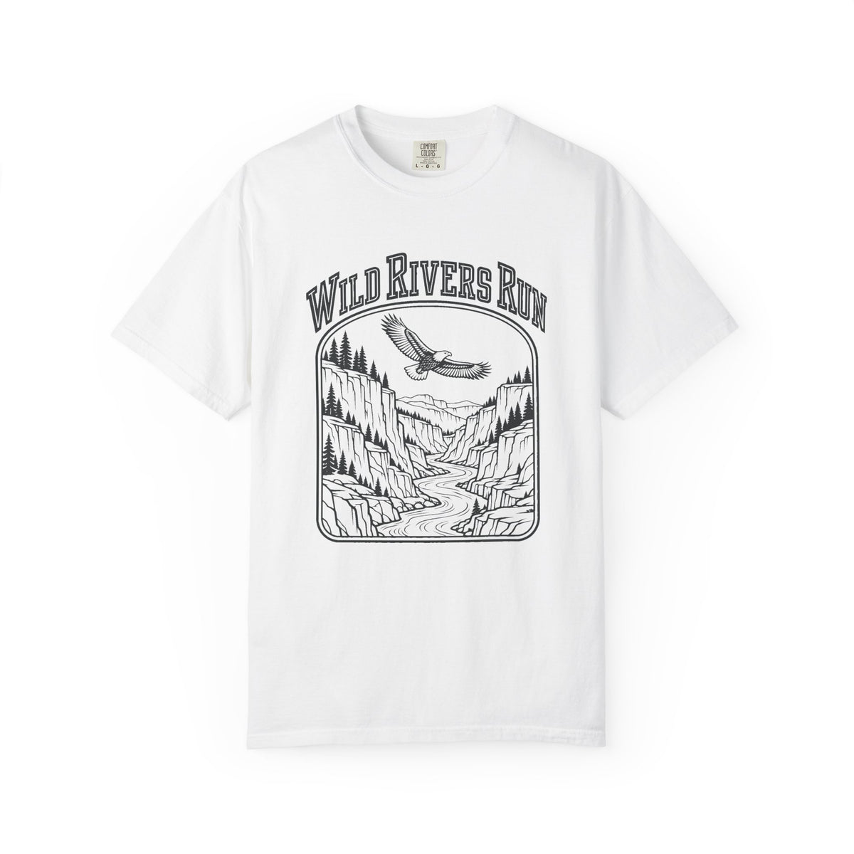 Wild Rivers Run T-Shirt – White