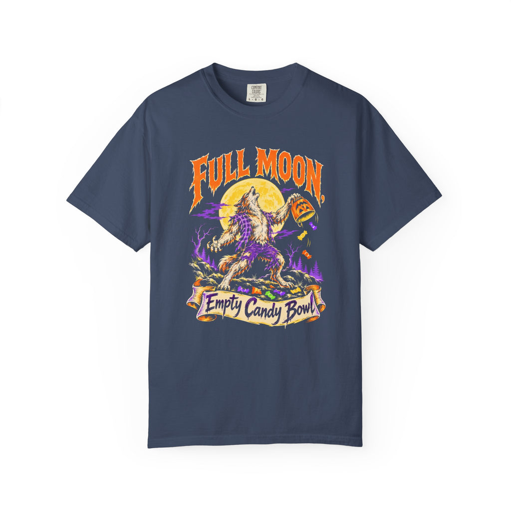 Full Moon, Empty Candy Bowl T-Shirt – Midnight