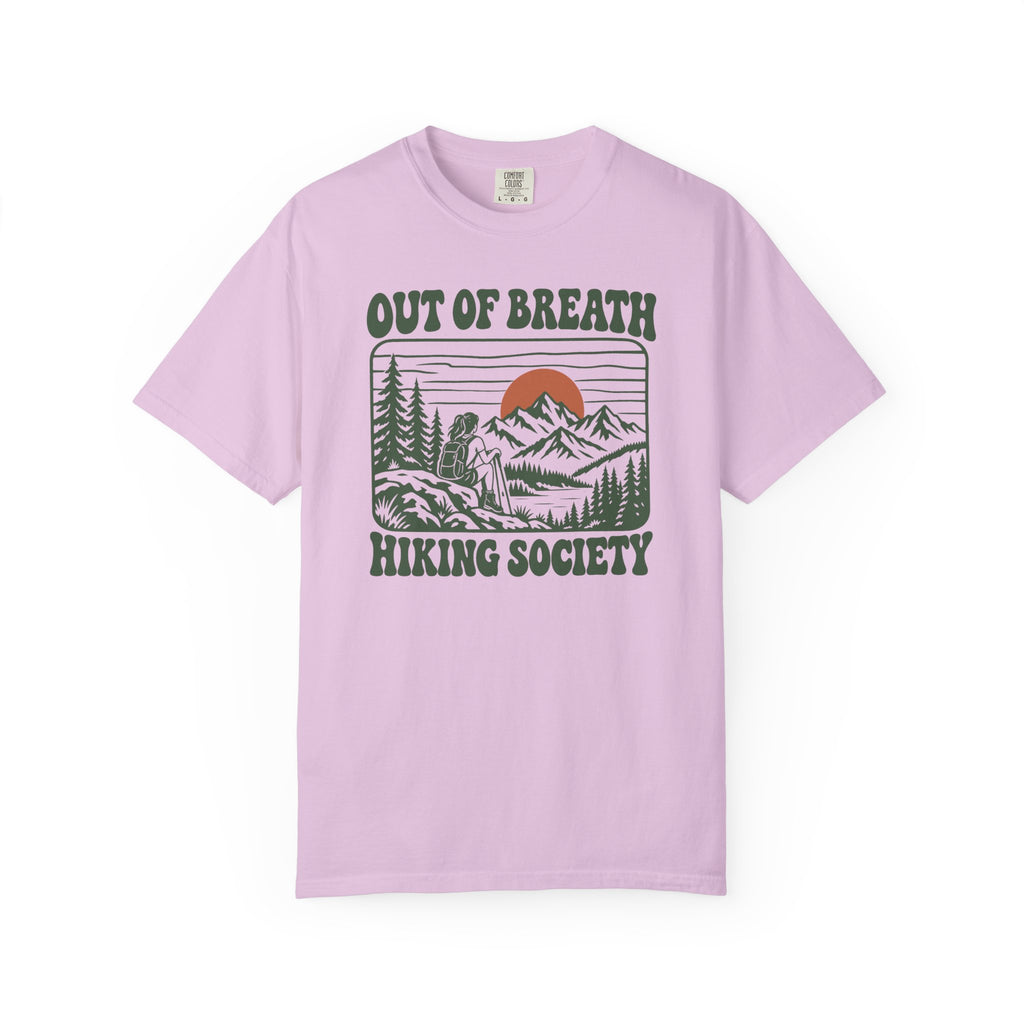 Out of Breath Hiking Society Sunset T-Shirt