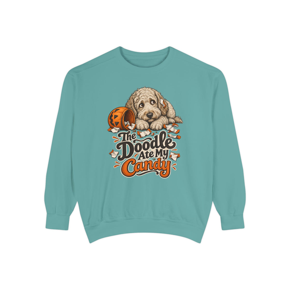 The Doodle Ate My Candy Sweatshirt – Seafoam