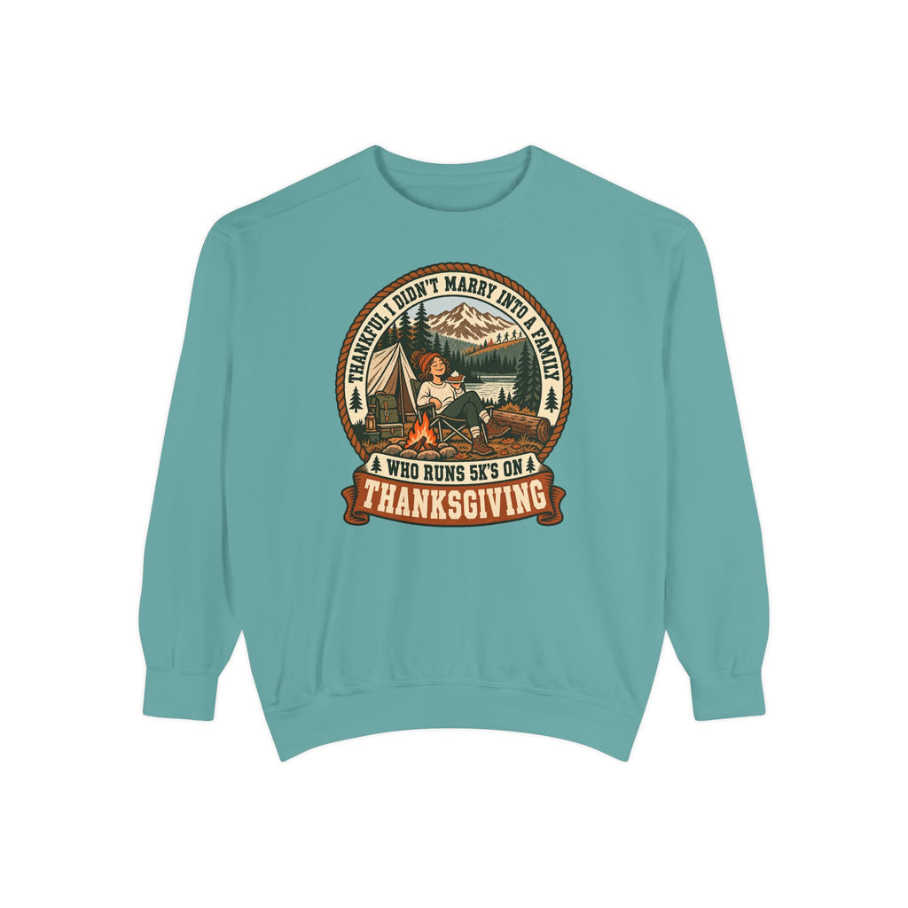 Not a 5K Family Camp Badge Sweatshirt